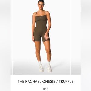 437 Rachael Onesie Truffle Brown NEW without tags